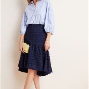 MIRANDA TEXTURED MIDI SKIRT Maeve anthropolgie